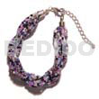 12 Rows Lavender/blue Green Twisted