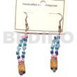 Blue Dangling Mahogany Acrylic Crystals/2-3