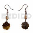 Dangling 20mm Grooved Blacktab Flower
