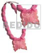 12 Rows Pink Twisted Glass