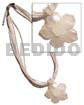 6 Rows White Multi Layered