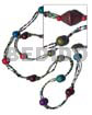 2 Rows Red Cut Glass