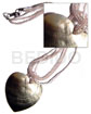55mm Blacklip Heart Pendant On
