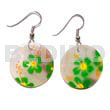 Dangling 35mm Round Hammershell Handpainted