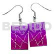 35mm X 25mm Capiz Pink/lavender