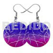 35mm Round Blue/pink Capiz 2