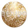 Round 40mm Hammershell Handpainted Design