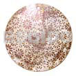 Round 40mm Hammershell Handpainted Design
