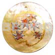 Round 40mm MOP Handpainted Design