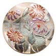 Round 40mm Hammershell Handpainted Design