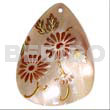 Inverted Teardrop 45mm Hammershell Handpainted