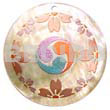 Round 40mm MOP Handpainted Design