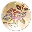 Round 40mm MOP Handpainted Design