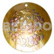 Round 40mm MOP Handpainted Design