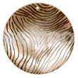Round 40mm Hammershell Zebra/ Embossed