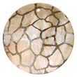 Round 40mm Hammershell Handpainted Design