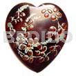 Heart 50mm Black Tab Handpainted