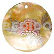 Round 40mm MOP Handpainted Design
