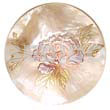 Round 40mm Hammershell Handpainted Design