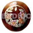 Round 40mm Blacktab Handpainted Design