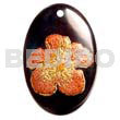 Oval 30mm Blacktab Handpainted Design
