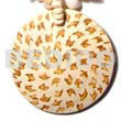 50mm Round Coco Pendant Tiger