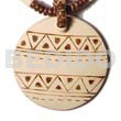 50mm Round Coco Pendant Aztec