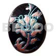 Oval 45mm Blacktab 12mm Hole