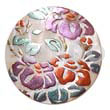 Round 35mm Hammershell Handpainted Design