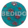 Round 35mm Aqua Blue Hammershell