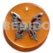 Round Orange 30mm Hammershell In