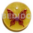 Round Yellow 30mm Hammershell In