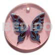 Round Pink 30mm Hammershell In