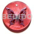 Round Peach 30mm Hammershell In