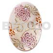 Oval 35mm Kabibe Shell Handpainted