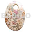 Oval 45mm Hammershell 12mm Hole