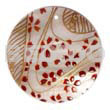 Round 40mm Hammershell Handpainted Design