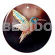 Round 40mm Blacktab Handpainted Design