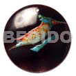 Round 40mm Blacktab Handpainted Design