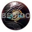 Round 40mm Blacktab Handpainted Design