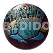 Round 40mm Blacktab Handpainted Design