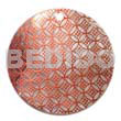 Round 40mm Hammershell Handpainted Design