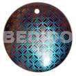 Round 40mm Blacktab Handpainted Design