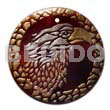 Round 40mm Blacktab Handpainted Design