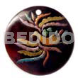 Round 40mm Blacktab Handpainted Design