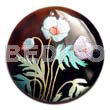 Round 40mm Blacktab Handpainted Design