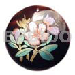 Round 40mm Blacktab Handpainted Design