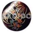 Round 40mm Blacktab Handpainted Design