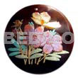 Round 40mm Blacktab Handpainted Design