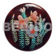 Round 40mm Blacktab Handpainted Design